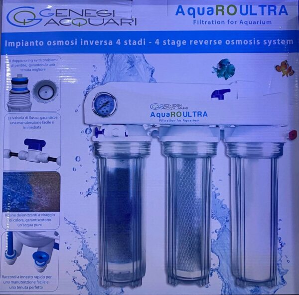 Impianto Genesi Aquaroultra 4 STADI BICCHIERI 10″ SPEDIZIONE OMAGGIO